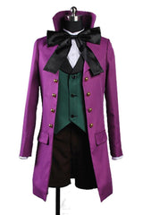 Black Butler 2 II Alois Trancy Cosplay Kostüm Version B Lila - cosplaycartde