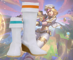 Caitlyn League of Legends Caitlyn ADC Stats the Sheriff of Piltover Stiefel Cosplay Schuhe - cosplaycartde