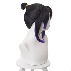 Demon Slayer Kimetsu no Yaiba Kochou Shinobu Perücke Schwarz Lila Cosplay Perücke - cosplaycartde