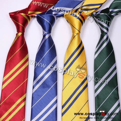 4 Set HP Harry Potter Krawatte Slytherin Ravenclaw Gryffindor Hufflepuff vier Häuser Krawatte - cosplaycartde