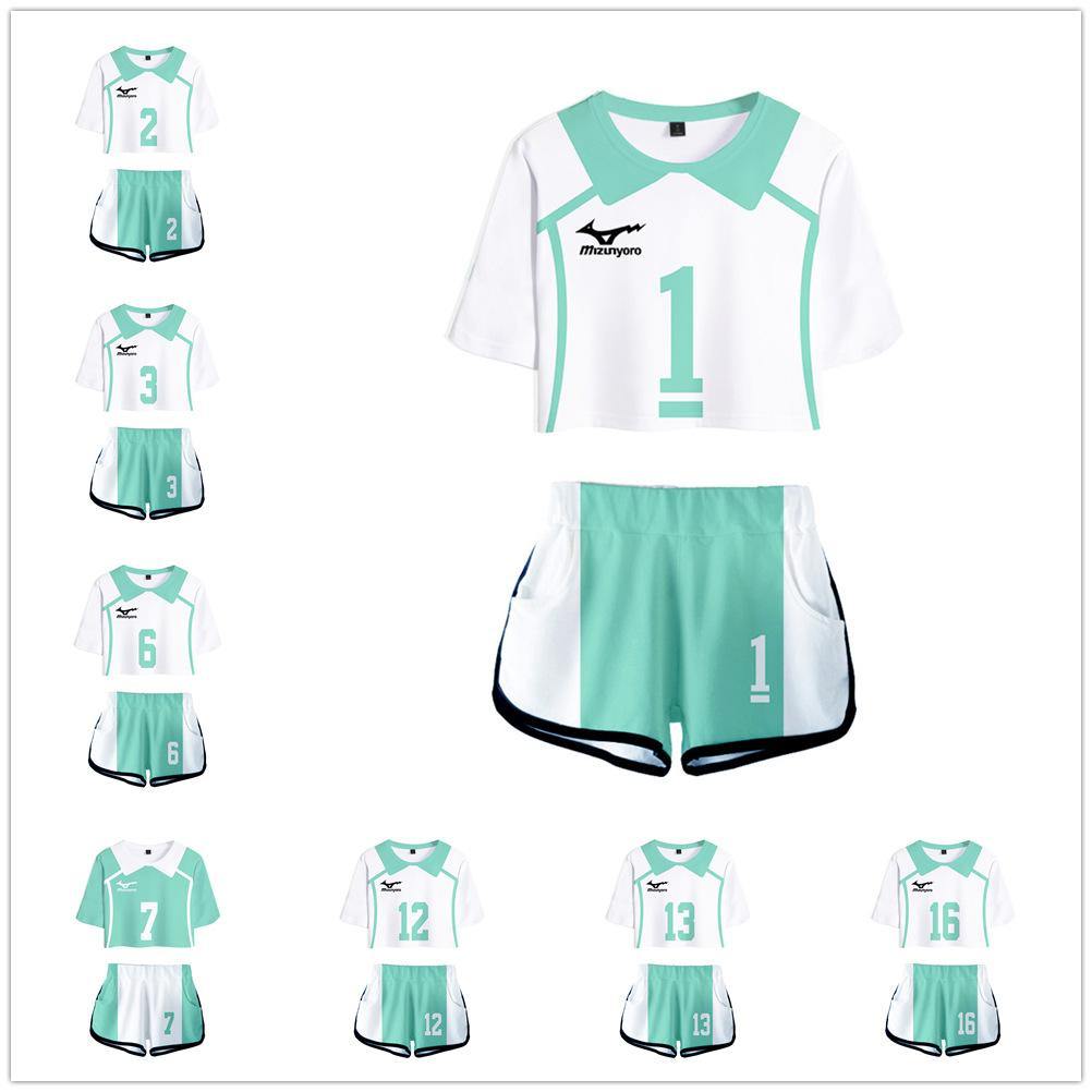 Haikyuu!! Volleyball!! Aobajohsai High Nummer 1/2/3/6/7/12/13/16 Uniform Cosplay Kostüm - cosplaycartde