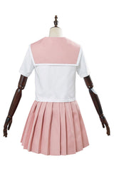 JK Damen Mädchen Schuluniform Cosplay Sommer Kostüm mit rosa Bogen - cosplaycartde