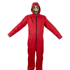 KEYSMART Haus des Geldes La casa de papel Jumpsuit Cosplay Kostüm - cosplaycartde