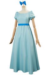 Nimmerland Peter Pan Wendy Kleid Cosplay Kostüm Blau - cosplaycartde
