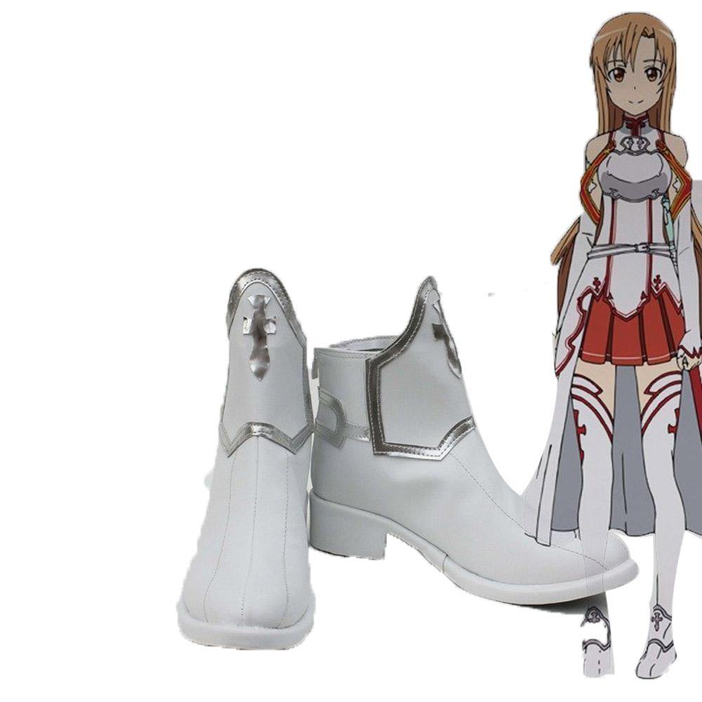 Sword Art Online Asuna Schuhe Stiefel Cosplay Schuhe - cosplaycartde