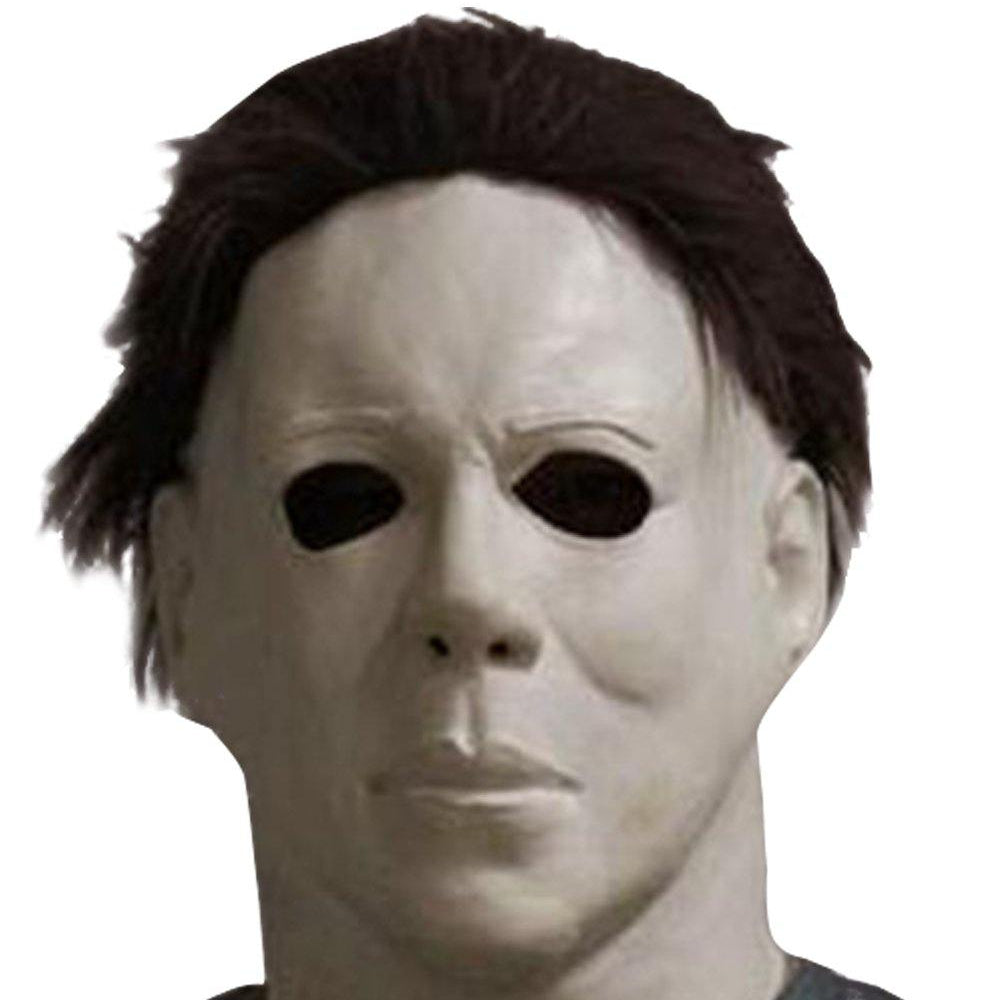 Top 100% Latex Horror Movie Halloween Michael Myers Maske für Karneval Mottoparty - cosplaycartde