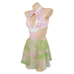 Demon Slayer Mitsuri Kanroji Cosplay Bademode Halloween Carnival Cosplay Kostüm