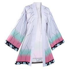 Demon Slayer Kimetsu no Yaiba Kochou Shinobu Umhang Cosplay Haori mit Zubehör