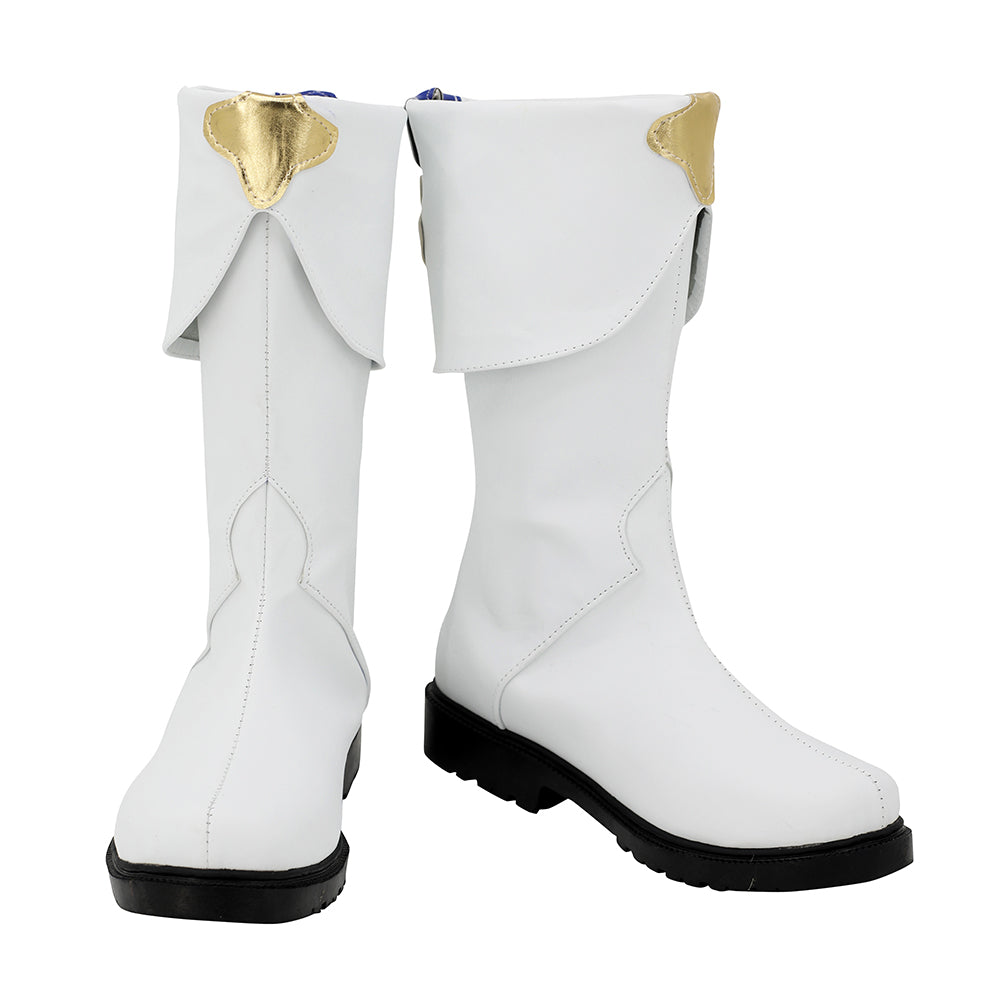 Honkai: Star Rail Yanqing Cosplay weiße Schuhe Steifel Halloween Karneval Outfits
