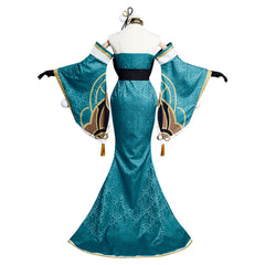 Hina/Gorou Genshin Impact Cosplay Kostüme Outfits Halloween Karneval Kleid