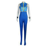 Street Fighter Alpha Chun Li Overall Cosplay Kostüm Halloween Karneval Outfits