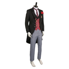 Anime Black Butler Edgar Redmond Cosplay Kostüm Set Halloween Karneval Outfits
