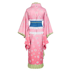 Anime Demon Slayer Kanroji Mitsuri Kimono Cosplay Halloween Karneval Kostüm