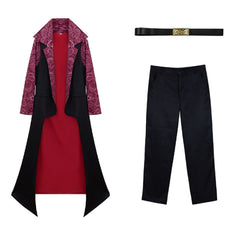 Anime One Piece Dracule Mihawk Cosplay Kostüm Set Halloween Karneval Outfits