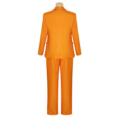 Anime PLUTO Gesicht organge Anzug Cosplay Halloween Karneval Kostüm