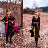 Die Eiskönigin 2 Anna Cape Cosplay Kostüm