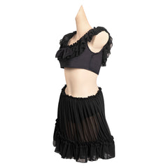 Wednesday - Addams Wednesday 2tlg. Bademode Sommer Damen Badeanzug