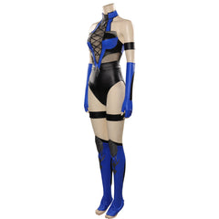 Mortal Kombat 4 Kitana Sexy Kostüm Outfits Halloween Karneval Jumpsuit