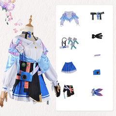 Honkai: Star Rail March 7th Cosplay Kostüm Halloween Karneval Outfits