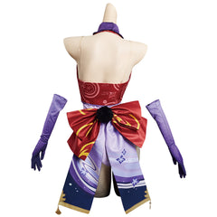 Genshin Impact Beelzebul Raiden Shogun Cosplay Bunny Girl Kostüm Halloween Karneval Outfits