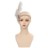 1920s Feder Damen vintage Crystal Haarschmuck Cosplay Party Zubehör Halloween Karneval Haarezubehör