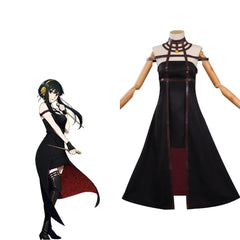 SPY×FAMILY Yor Forger Cosplay Kostüm Outfits Halloween Karneval Kleid