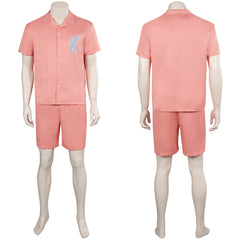 Film Barbie Ken rosa Hemd Hose Cosplay Kostüm Halloween Karneval Outfits