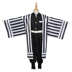 Kinder Kimono Kimetsu no Yaiba Iguro Obanai Demon Slayer Cosplay Kostüm Halloween Karneval Kostüm Set - cosplaycartde