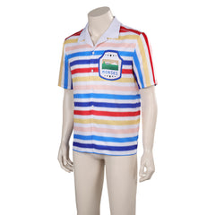 Barbie Film 1964 Ken Regenbogenbalken T-shirt Hemd Cosplay Kostüm Halloween Karneval Outfits