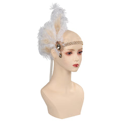 1920s Feder Damen vintage Crystal Haarschmuck Cosplay Party Zubehör Halloween Karneval Haarezubehör