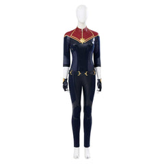 Carol Danvers Damen Jumpsuit Cosplay Kostüm Halloween Karneval Outfits