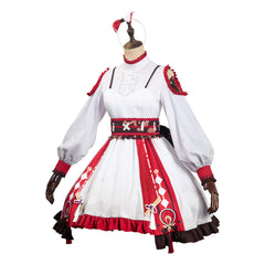 Genshin Impact Yae Miko Cosplay Lolita Kostüm Halloween Karneval Originell Kleid