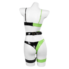 Kim Possible Shego sexy Kostüm Set Cosplay Kostüm Halloween Karneval Outfits