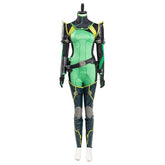 Valorant Viper Viper Cosplay Kostüm Damen Jumpsuit Romper Suit Halloween Karneval Kostüm - cosplaycartde