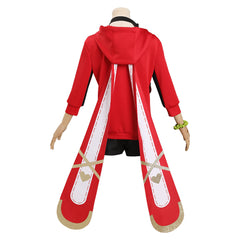 Genshin Impact X Pizzahut Amber Cosplay Kostüm Halloween Karneval Outfits