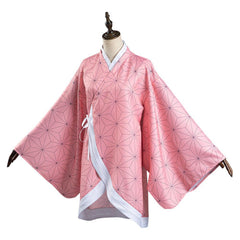 Demon Slayer Kimetsu no Yaiba Kamado Nezuko Umhang Cosplay Kostüm Kimono Umhang - cosplaycartde