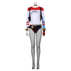 Suicide Squad Harley Quinn Cosplay Kostüm Outfits Dulex Set - cosplaycartde