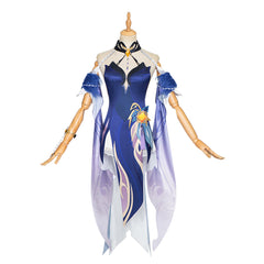 Ningguang Genshin Impact Cosplay Kostüm Orchid‘s Evening Gown Halloween Karneval Outfits