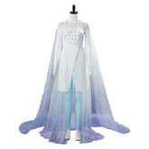 Ahtohallan Königin Elsa Kostüm Elsa Frozen 2 Die Eiskönigin 2 Schneeflocke Cosplay Kleid - cosplaycartde