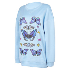 Damen Hoodie Cosplay Kostüm Halloween Karneval Anzug Family Switch CC Top