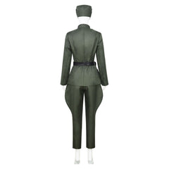 Damen Imperial Officer Uniform Cosplay Halloween Karneval Kostüm