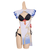 Genshin Impact Ganyu Damen Sommer Originelle Bademode 3tlg. Badeanzug