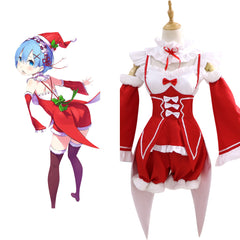 Ram Cosplay Re:Life in a different world from zero Kostüm Christmas Kostüm Halloween Weihnachten Kleid