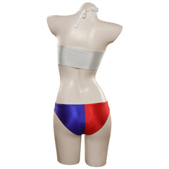 Harley Quinn Cosplay Sexy Bademode Erwachsene Sommer 2tlg. Badeanzug