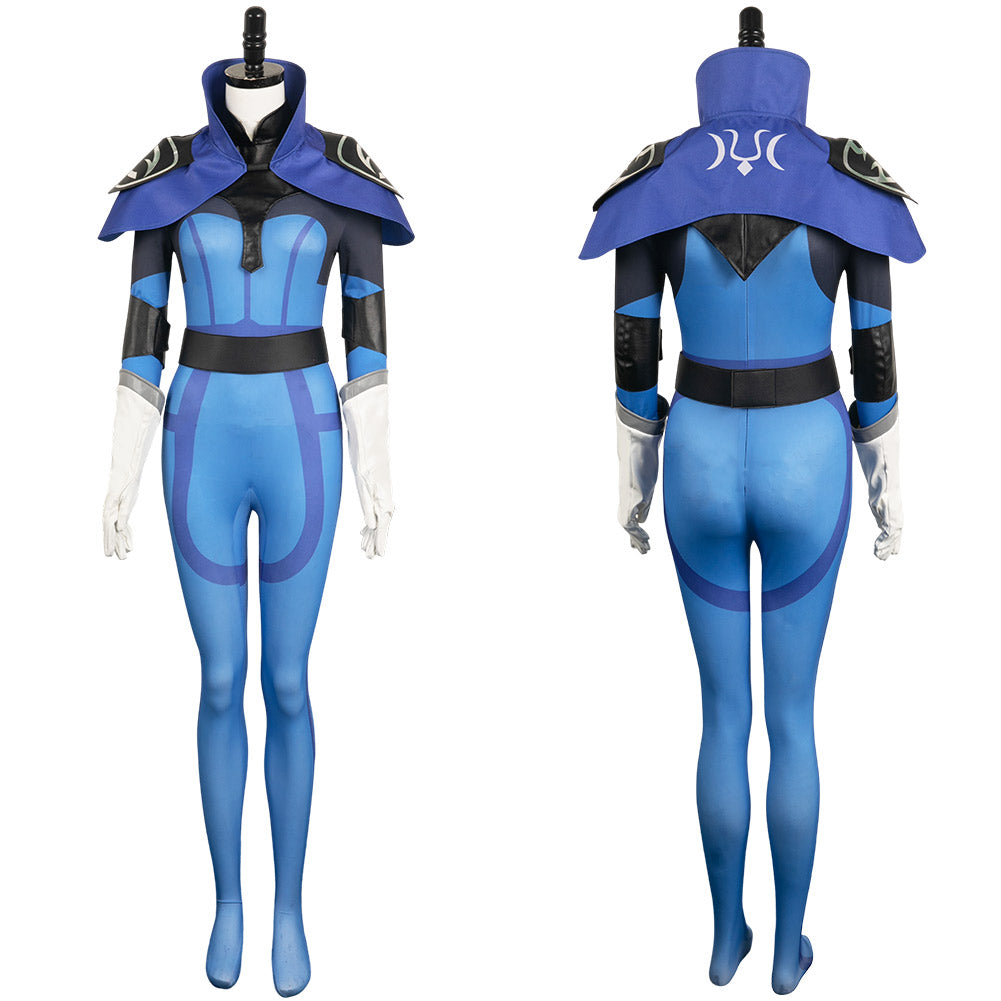 DotA Luna Overall Cosplay Kostüm Set