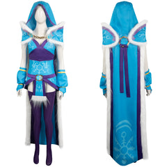 DOTA2 Crystal Maiden Cosplay Halloween Karneval Kostüm