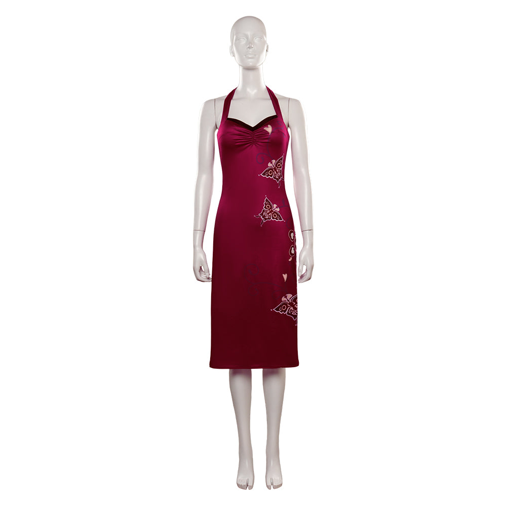 Resident Evil 4 Cosplay Ada Wong Kostüm Halloween Karneval Cheongsam