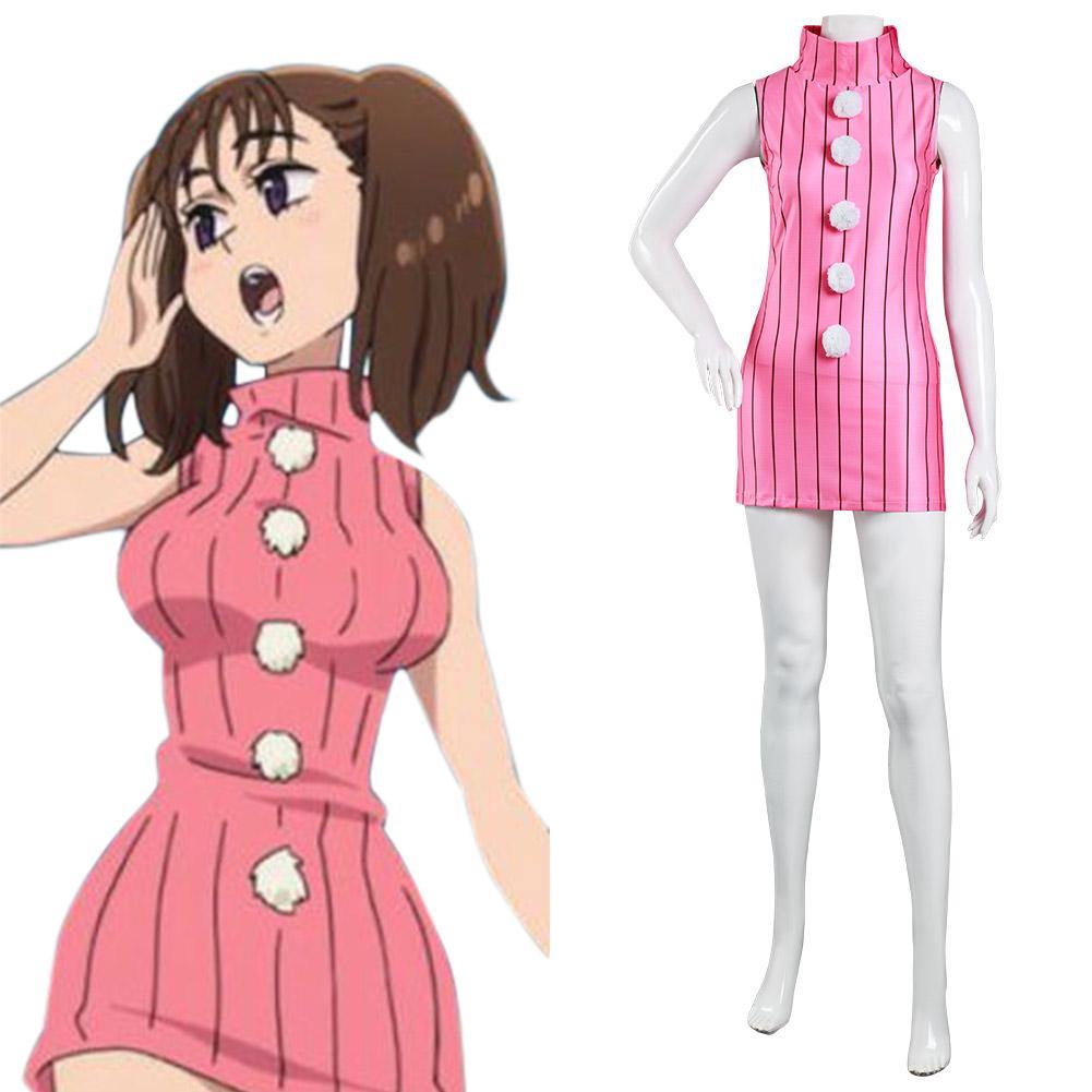 Die sieben Todsünden Diane Kleid Seven Deadly Sins Diane Cosplay Kostüm Halloween Karneval Kostüm - cosplaycartde