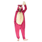 Toy Story 3 Lotso KnuddelbĂ€r Cosplay Pajama Erwachsene Pyjamas Schlafanzug fĂŒr Alltag - cosplaycartde