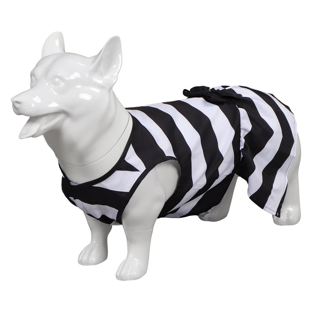 Film Barbie schwartz-weiße Hunde Kleid Haustier Kostüm Cosplay Kostüm Halloween Karneval Outfits